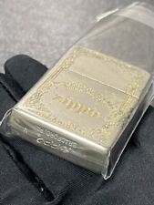 zippo cursive vintage gold engraved front processing rare model made in 1989 s picture