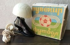 USSR RUSSIAN SOVIET SOCCER FOOTBALL SHOE & BALL BOOTS NIGHT LIGHT LAMP  picture