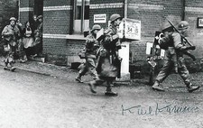Karl Kammer autograph 4x6 photo WW II D-Day European Theater USA Rare COA LOOK picture