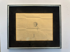 1969 Lucas Johnson Signed Illustrated Letter w/ Drawings Houston TX Artist picture