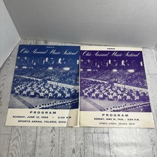 Vintage 1956 & 1959 Ohio Annual Music Festival Programs Toledo OH  picture