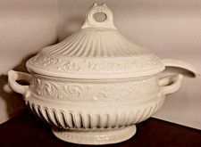 Vintage Elios Antico Italian Soup Tureen W/ Ladle~ Rare Find picture