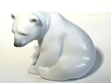 LLADRO Porcelain SEATED POLAR BEAR #1209 Retired picture