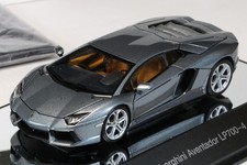 1/43 Autoart  Lamborghini Aventador LP700-4 Diecast Gray Model Car-RARE picture