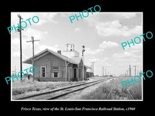 Frisco Texas The Railroad Depot Station 1960 Large Historic Old Photo picture