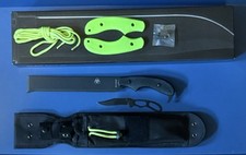 Ka-Bar 5704 Zombie Chop Stick Large Tactical Fixed Knife Green Chopper Machete picture