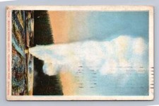 Antique Wyoming Postcard YELLOWSTONE Beehive Geyser Spectacle 1924 picture