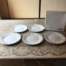 Boxed Fukagawa Seiji Butterfly Pattern Meat Plate Set Of 5 picture
