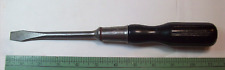 vtg. Bridgeport USA / Bell System   wood handle screwdriver, 11'' OAL picture