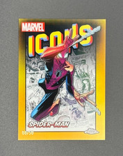 2024 TOPPS CHROME MARVEL SPIDER-MAN DOOM WOLVERINE IRON GOLD ICONS REFRACTOR /50 picture