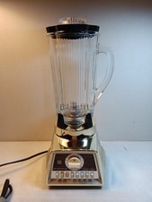 Vtg. Waring Timer Blender Solid State  Model 1159 7 Settings Retro Chrome Look  picture