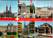 Vintage Postcard Vienna Ringstrasse Landmarks Austria picture