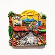 Olvera Street Los Angeles California USA Tourist Travel Souvenir Fridge Magnet picture