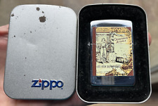 1996  Zippo Lighter- Les Jeux Olympiques in Box, Unfired, Box Lightly Tarnished picture