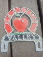 Creston Valley Insanely Rare BC Canada License Plate Topper picture