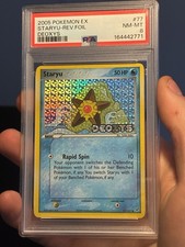 2005 POKEMON EX DEOXYS #77 STARYU REVERSE HOLO FOIL PSA 8 picture