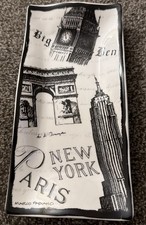 Vintage Cypress New York to Paris catchall tray Marco Fabiano 9” X 4” Trinket picture