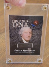 GEORGE WASHINGTON POTUS HISTORIC DNA AUTHENT HAIR SAMPLE  10/102  picture