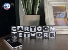 Cartoon Network Logo Sign Retro 90s Cartoon Room Shelf Decor picture