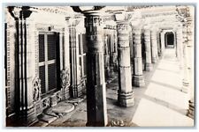 c1930s Jain Temple Interior View Mt. Abu Rajastha India RPPC Photo Postcard picture