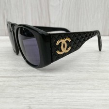 CHANEL 01450 94305 Coco Mark Matelasse Sunglasses picture