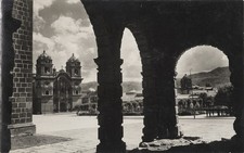 c. 1940's Cusco Cathedral at Plaza de Armas, Peru RPPC by Martin Chambi Jiménez picture