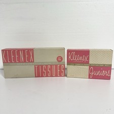 Vintage Kleenex Tissues 1938 Lot Soft Pink + Pink Juniors Advertising Prop picture