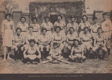 1946 All American Girls Womens Baseball League Racine Belles Team Article AAGPBL picture