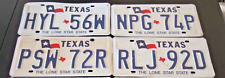YOUR CHOICE FROM  6  TEXAS  LICENSE PLATES  ISSUED  1992 - 1995  BARN FINDS picture