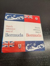 Vintage Handy Reference Map of Bermuda Travel Guide Tourism Souvenir picture