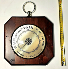 Barometer Measure Atmospheric Pressure Made in France to hang with wood Frame picture