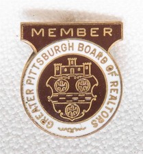 Greater Pittsburgh Board Of Realtors Lapel Pin Pinback picture