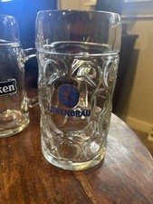 Vintage Löwenbräu Beer Stein 1 Liter SG Austria – Oktoberfest Style picture