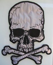 SKULL BONES REFLECTIVE PATCH 10*12 INCH picture