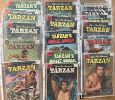 LOT 16 DELL TARZAN COMIC EDGAR RICE BURROUGHS 1954 1956 picture