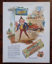 1928 Wrigley's Double Mint Chewing Gum & General Tire Vintage Print Ads picture