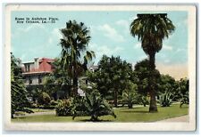 c1920's Scene In Audubon Place New Orleans Louisiana LA Unposted Trees Postcard picture