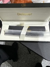 BEILUNER Lighthouse series fountain pen, matte black pen body, exquisite vert picture