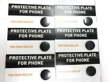 6 shungite circular protective plates phone, polished EMF protection Karelia picture