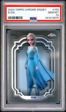 2024 TOPPS CHROME DISNEY #153 ELSA PSA 10 picture