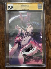 Vampirella #v5 #19 CGC SS 9.8 Signed By Rose Besch VIRGIN EXCLUSIVE VARIANT 2021 picture