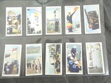 1939 Wills LIFE IN THE ROYAL NAVY Tobacco cigarette cards complete 50 card set picture