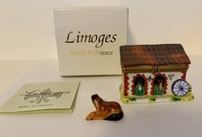 VTG Limoges France Horse Stable Trinket Box LTD ED #0104/2500 NIB Auth Slip picture