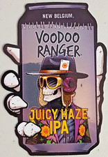 Voodoo Ranger Juicy Haze IPA New Belgium Brewing Craft Beer Sticker Brewery New picture