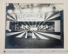 Rare 1920s 8x10 B&W Photo CLEARWATER FLORIDA Advertising County Fair Booth picture