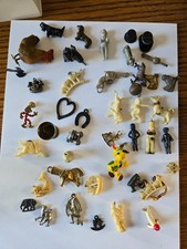 Dozens of Vintage Miniature Animal and Other Figurines picture