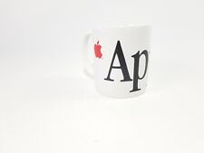 Vintage Apple Macintosh Red Apple Logo Coffee Mug - Early - Nice Condition picture