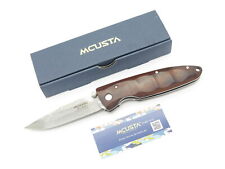 Mcusta Seki Japan MC-18D Classic Wave Ironwood Damascus Folding Pocket Knife picture