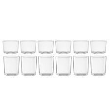 Oneida Clear Stackables Short & Tall Glasses, Set Of 12, 12 Count picture