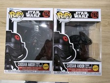 Lof Of 2 Funko Pop Star Wars Cassian Andor (Sienar Test Pilot) (Chase) #782 picture